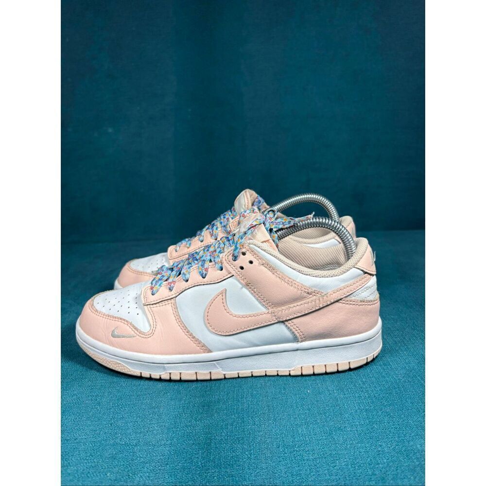 Nike Dunk Low Move To Zero Eco Pink White Strawberry Dunks Women Sz 6.5Y/8Women